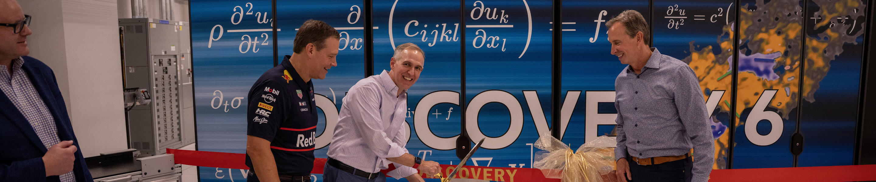 Discovery 6 supercomputer ribbon-cutting event