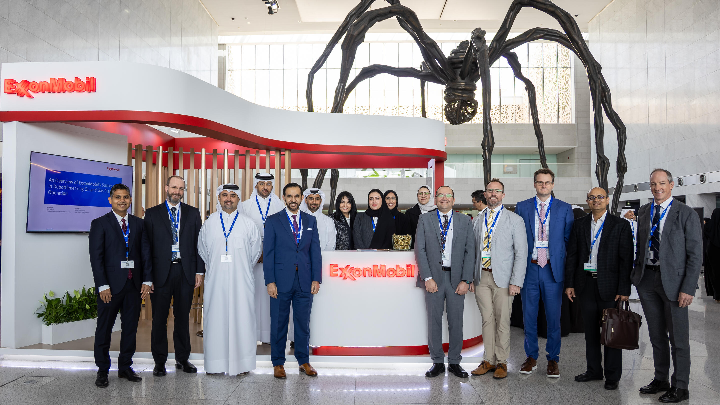 ExxonMobil Qatar team participating in the 19th QatarEnergy LNG Engineering Conference