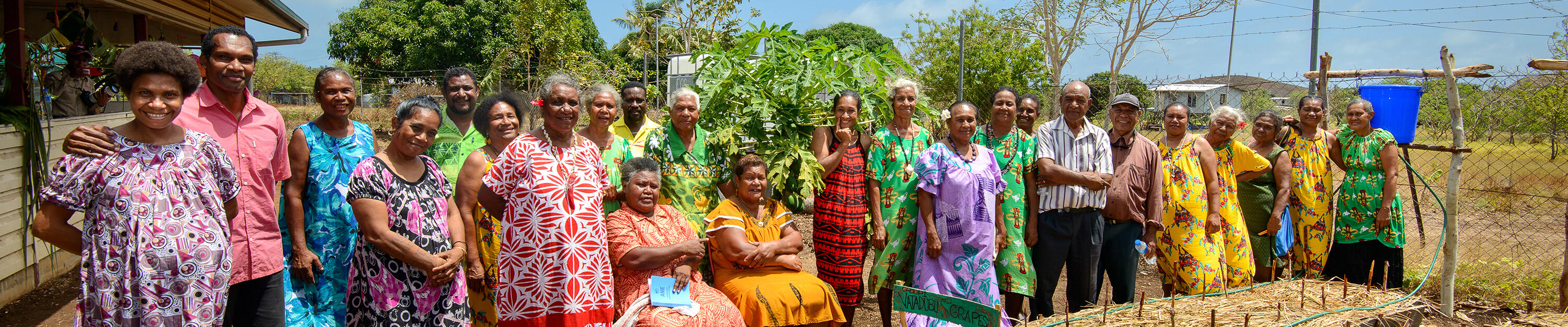 community members within Papua New Guinea meeting