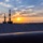 Sunset over ExxonMobil fields.