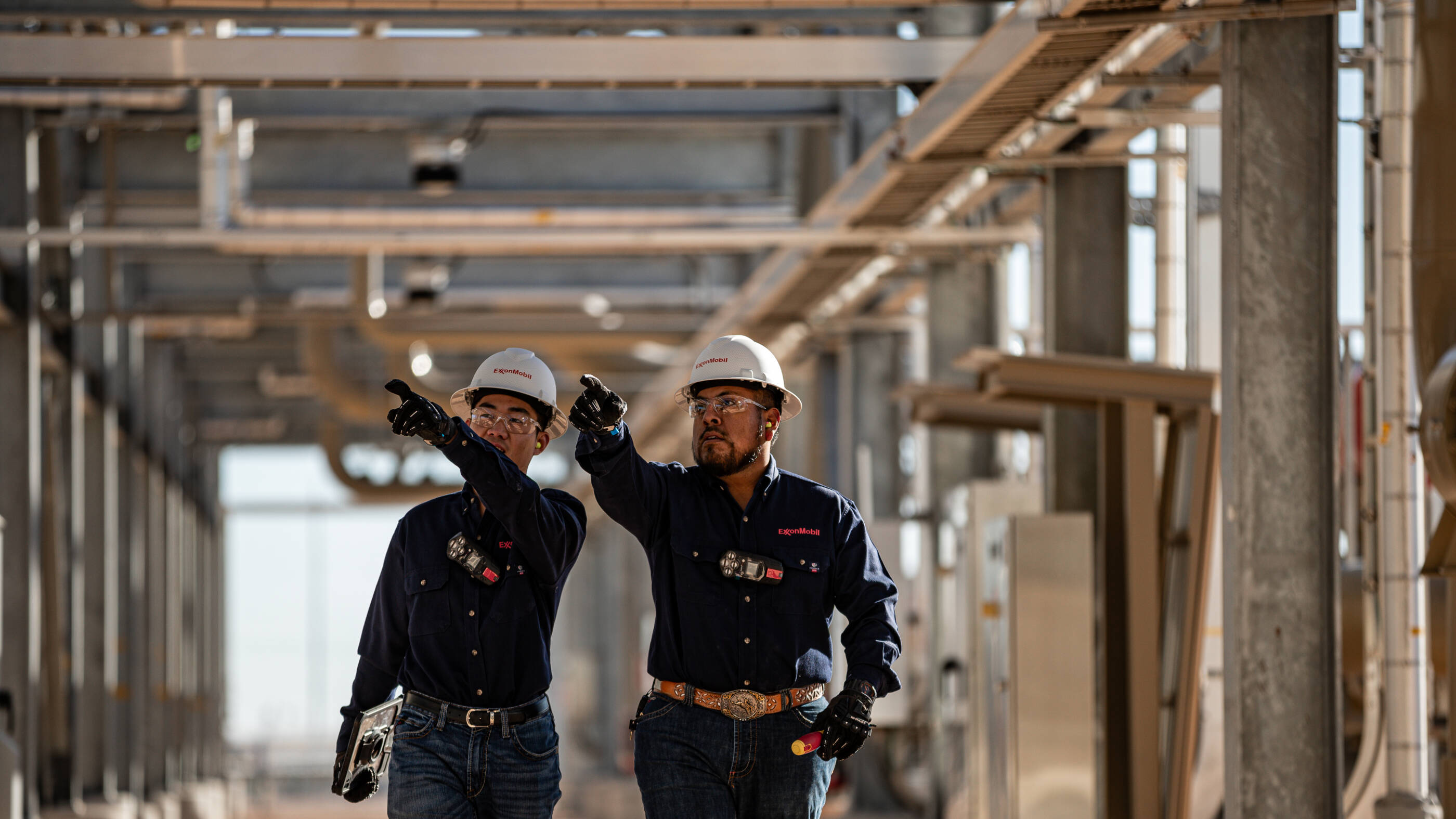 Employees working in the Permian Basin