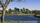 Midland Texas skyline cityscape and lake