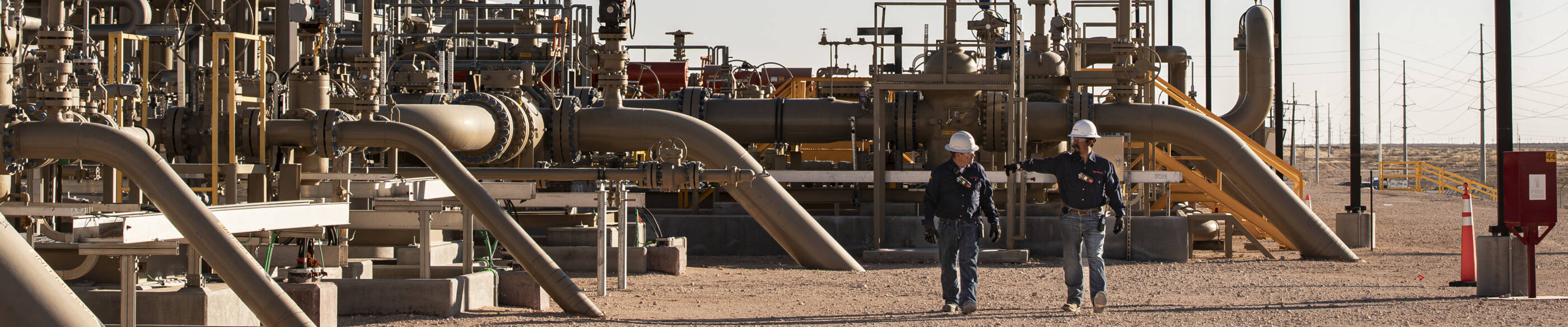 ExxonMobil employees working in the Permain Basin