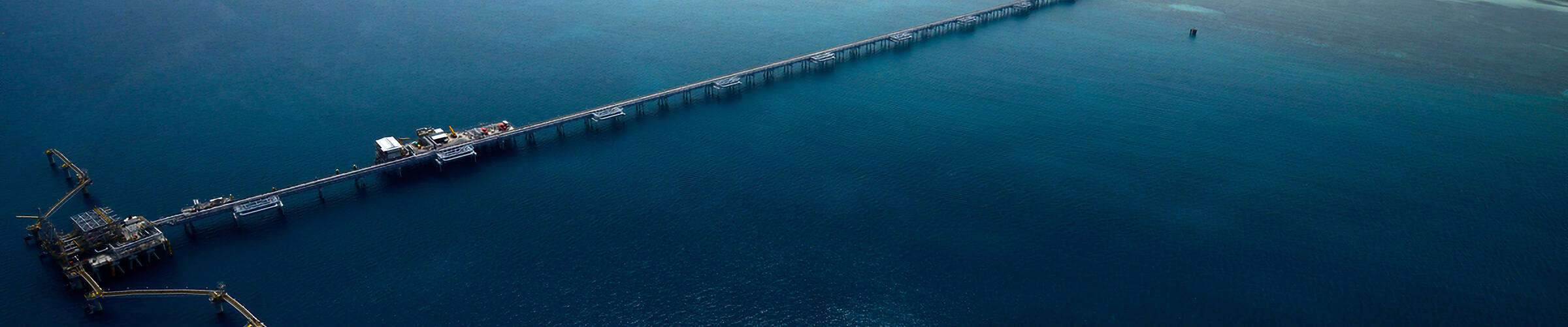 Water with bridge