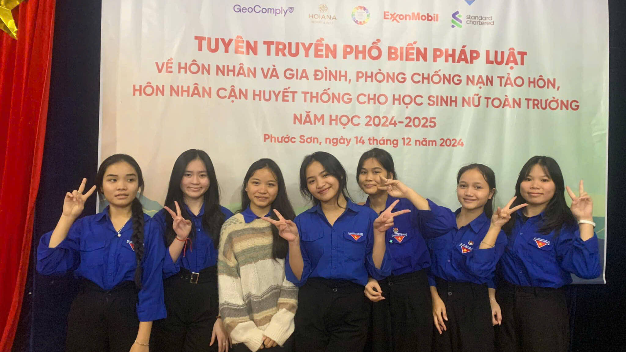 Ethnic minority female students participate in the Brighter Path Girls Club of VCF_Quang Nam