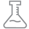 Gray flask