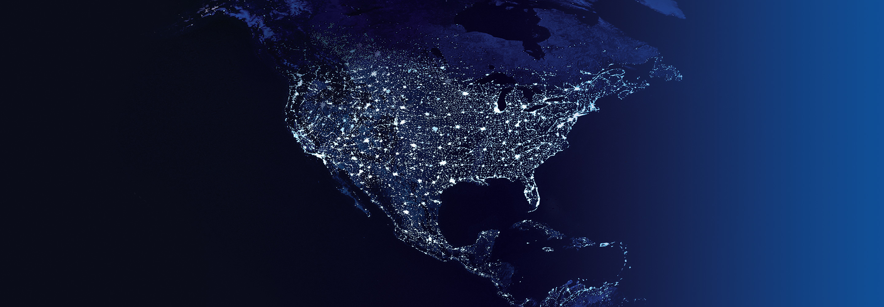 North America globe