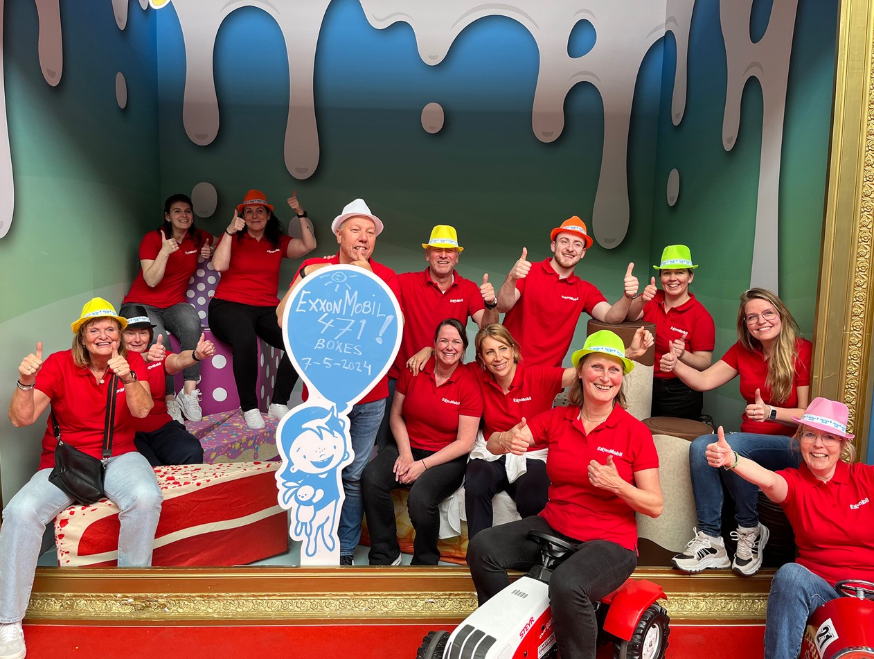 ExxonMobil volunteers at the Jarige Job Foundation