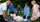 small group of young students learning first aid