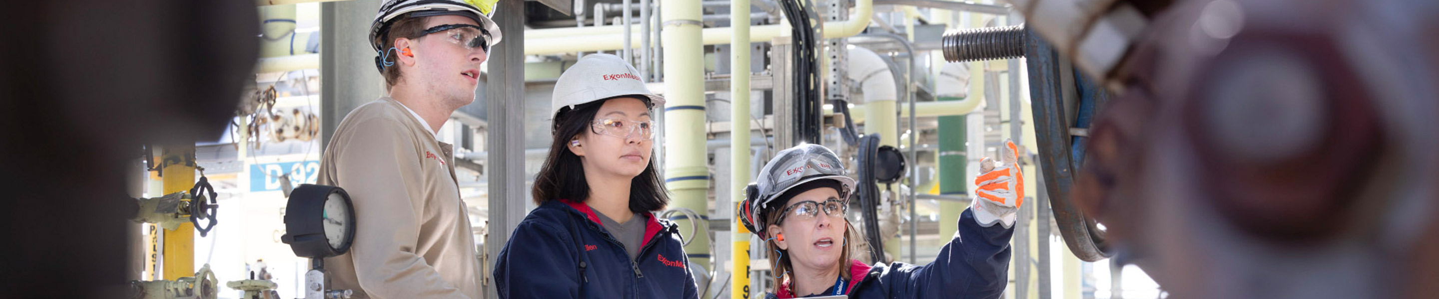 Baton Rouge employees Ben Rugeiro, Ellen Lim, Lindsay Malek