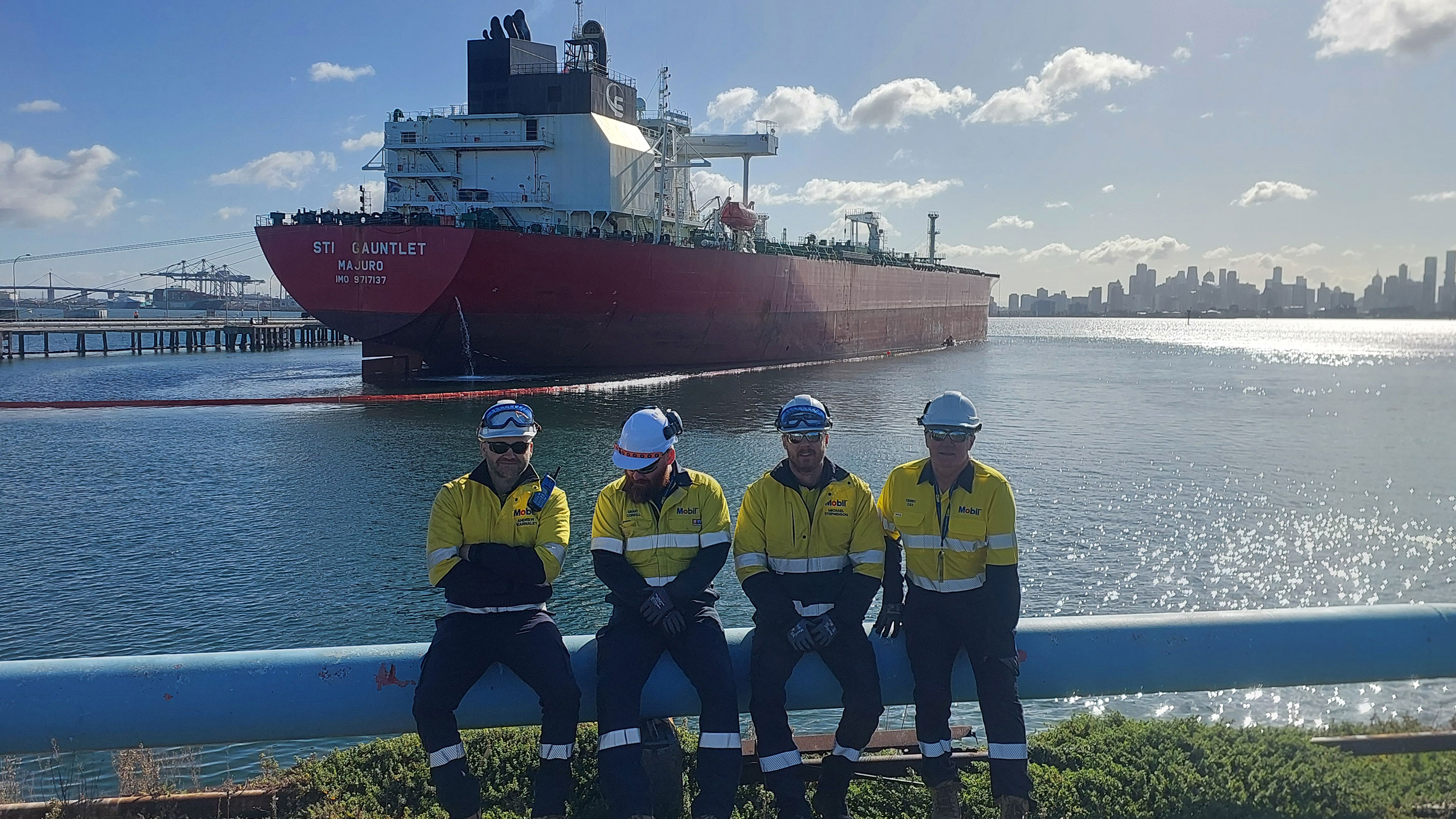 Emergency response drill at Gellibrand Marine Terminal